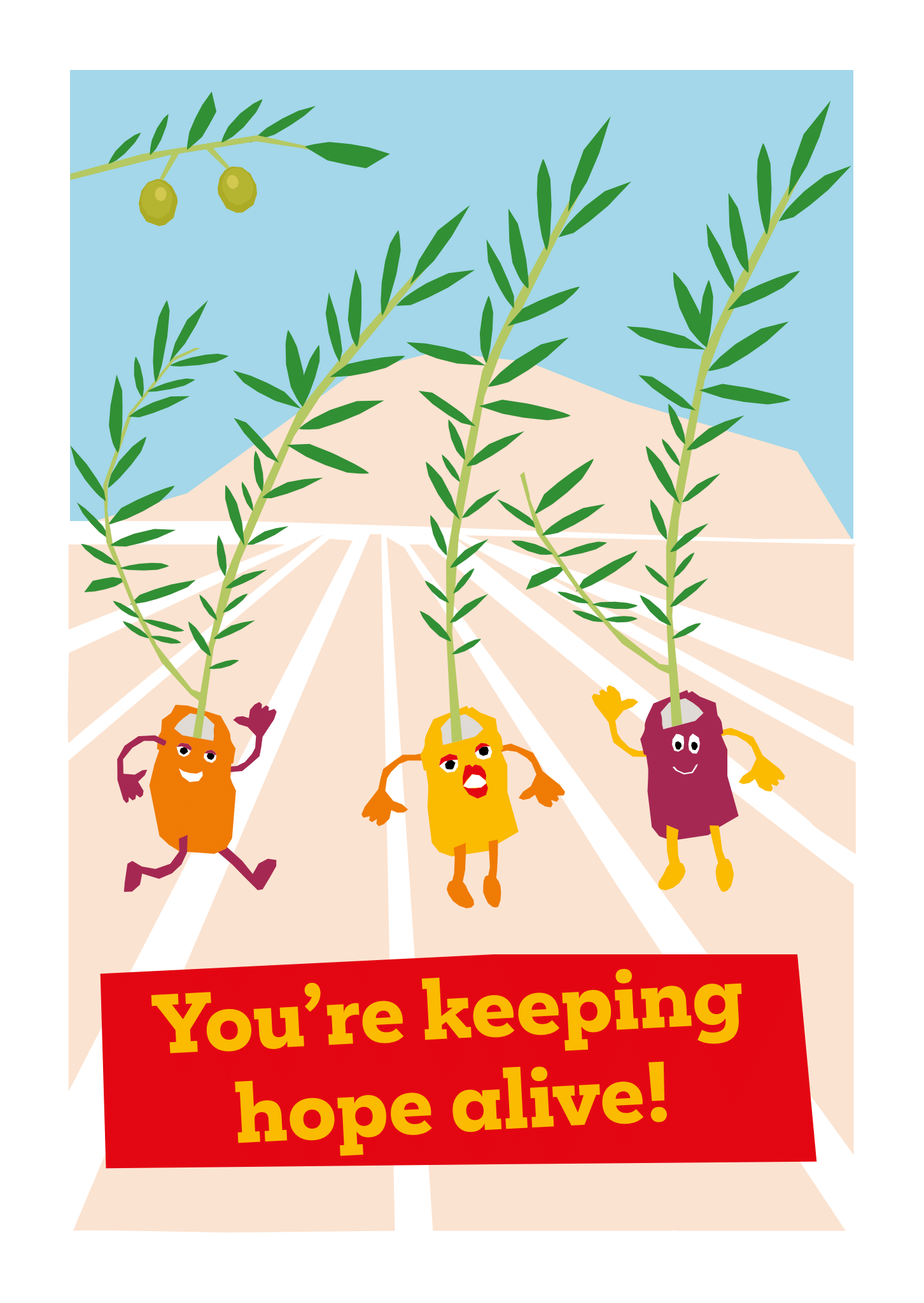 Olive tree sapling (Send by post to myself)