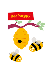 A beehive (E-card)